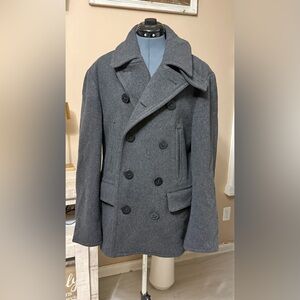 POLO Ralph Lauren 80% wool 20% nylon Double-Breasted Peacoat